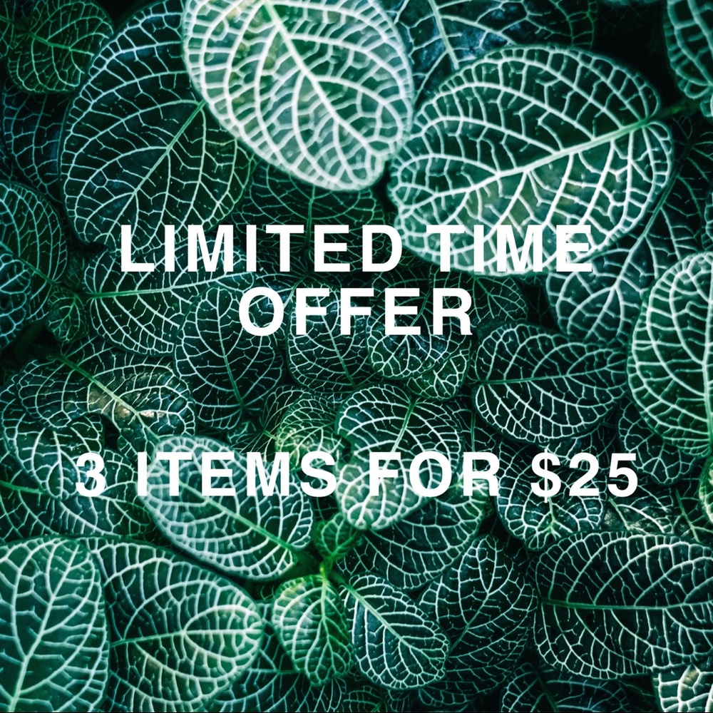 🔥SALE!!! 3 ITEMS for $25